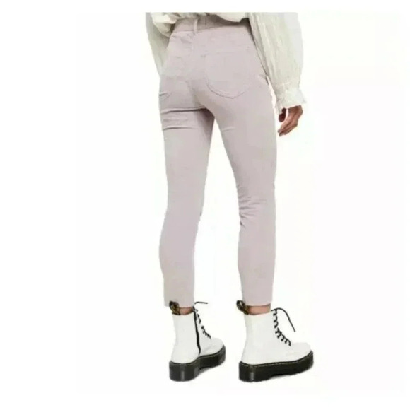 Free People Sun Chaser Corduroy Skinny Jeans Lilac 30 NEW.     71 - Picture 2 of 5